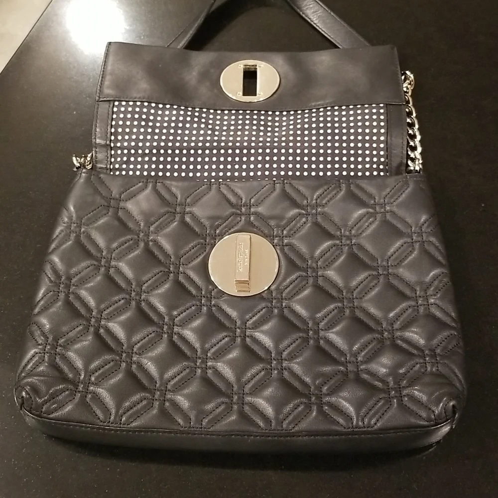 💕KATE SPADE💕 Black Quilted Shoulder Bag